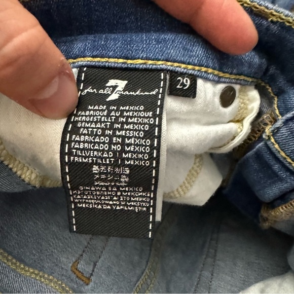 7 for all Mankind‎ Women’s The Ankle Skinny Jeans Size 29 - Picture 4 of 8